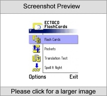 ECTACO FlashCards English <-> Latvian for Nokia Screenshot